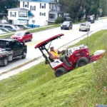 Mowing at an Angle